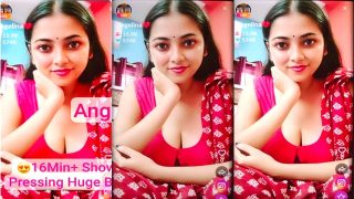 Model Anjali Aka Angelina Nude Tango Nude Premium Pressing Boobs