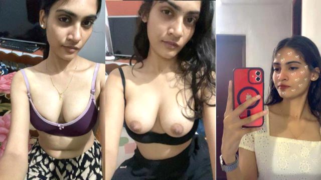 Cute Mallu Babe Pressing Boobs Fingering Video