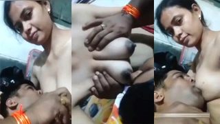 Marathi Bhabhi Big Boobs Erotic Breastfeeding Her Husband Don’t Miss