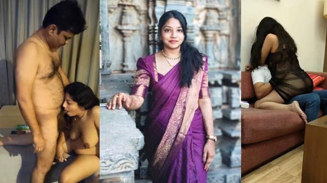 Cuckold Indian Wife Blowing Office Boss In Front Showing Her Husband