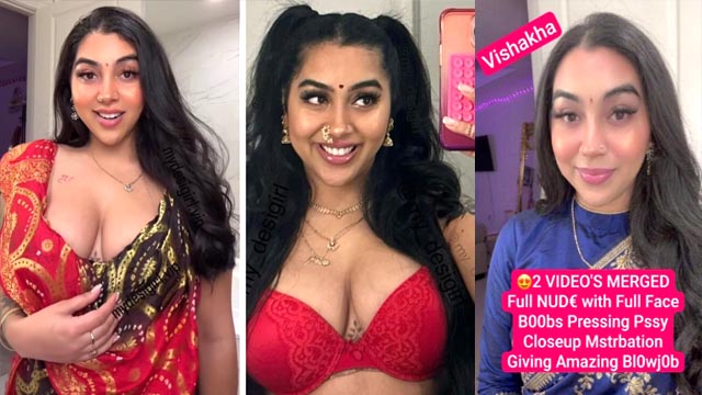 Indian NRI Influencer Vishakha Full Nude Boobs Pressing Pussy Latest Viral MMS