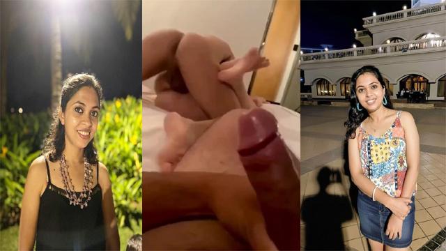 Sexy Wife Threesome Blowjob And Hard Fucking Latest MMS