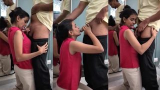 Horny Girl Sucking Colleague Dick In Office Boss Exclusive Clips