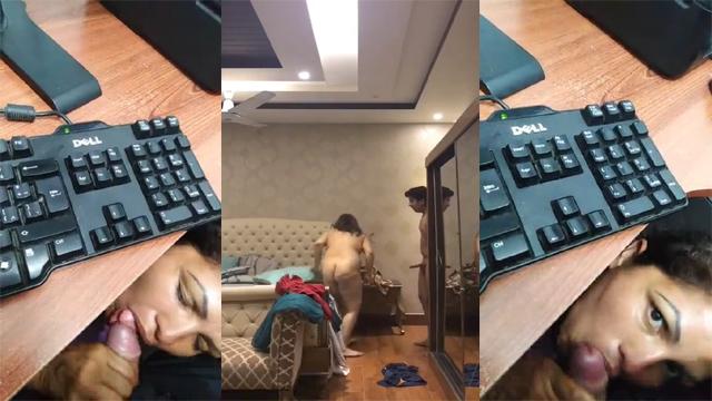Horny Mature Wife BJ Fucking A Office Lucky Guy MMS