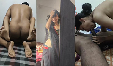 Horny Tamil College Girl – Threesome Sex Mms