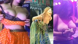Dancing Girls Viral Arkestra Flashes Her Beautiful Big Tits