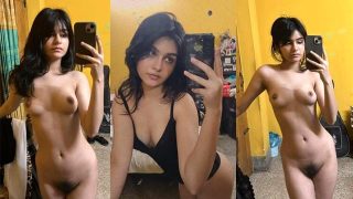 Bengali Horny Babe Showing – Pressing Her Boobs