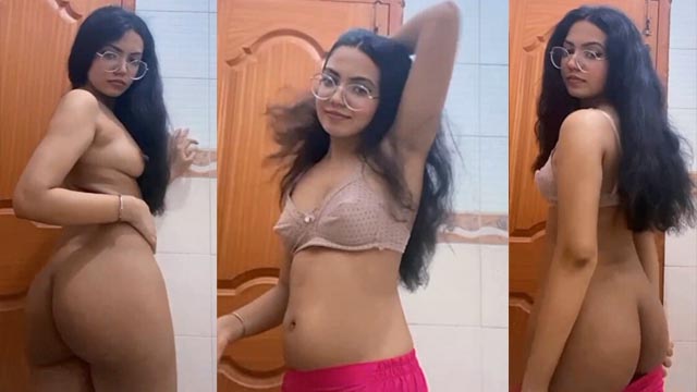 Desi Horny Slim Chasmish Gf Slapping Thick Ass Fucking