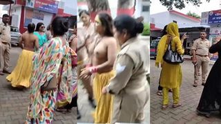 Chubby Milf Walked Round Naked at Police Station