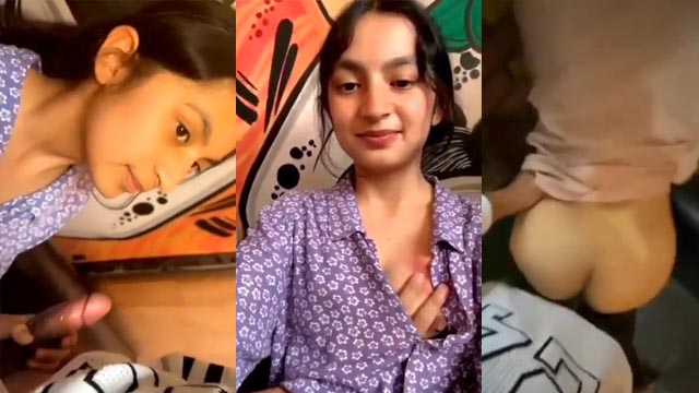 Kerala Teen Girl’s Blowjob Fucking In Doggy HD Video