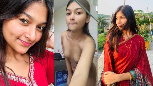 Young Bengali Slim Girl – Stripping Full Nude Clips
