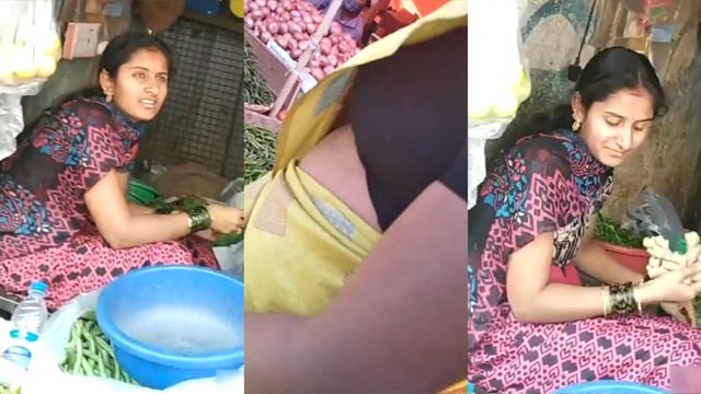 Tamil Bhabhi On Market Blouse Down – Secretly Captured Clips