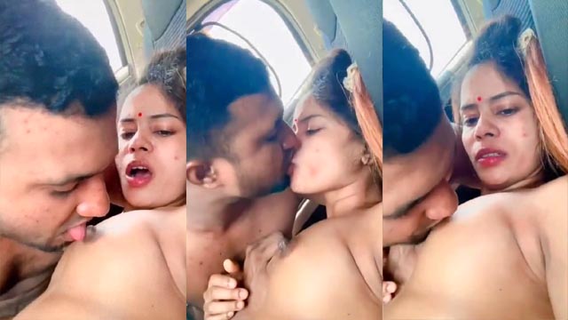 Horny Desi Bhabhi Husband Licking – Her Boobs Closeup Video