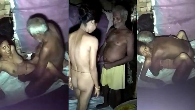 Village Bhabhi Fucking With Sosur ji Secretly Captured
